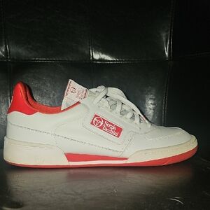 Sergio Tacchini White and Red Sneakers